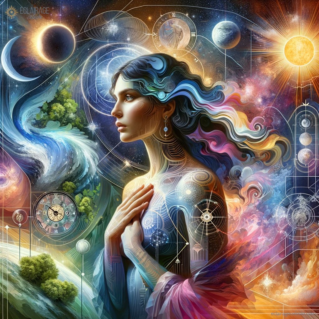 L'image astrale de Rachida Brakni a été créée pour capturer l'essence de sa configuration astrologique unique, reflétant son Soleil en Verseau, son Ascendant en Taureau et sa Lune en Capricorne. Elle incarne la fusion de l'innovation, de la stabilité et de la pragmatisme dans un paysage cosmique qui évoque à la fois sa visionnaire et sa détermination.