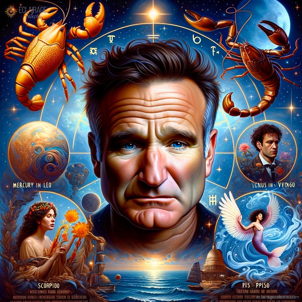 Robin Williams est né le 21 juillet 1951 à 13h34 à Chicago, Illinois